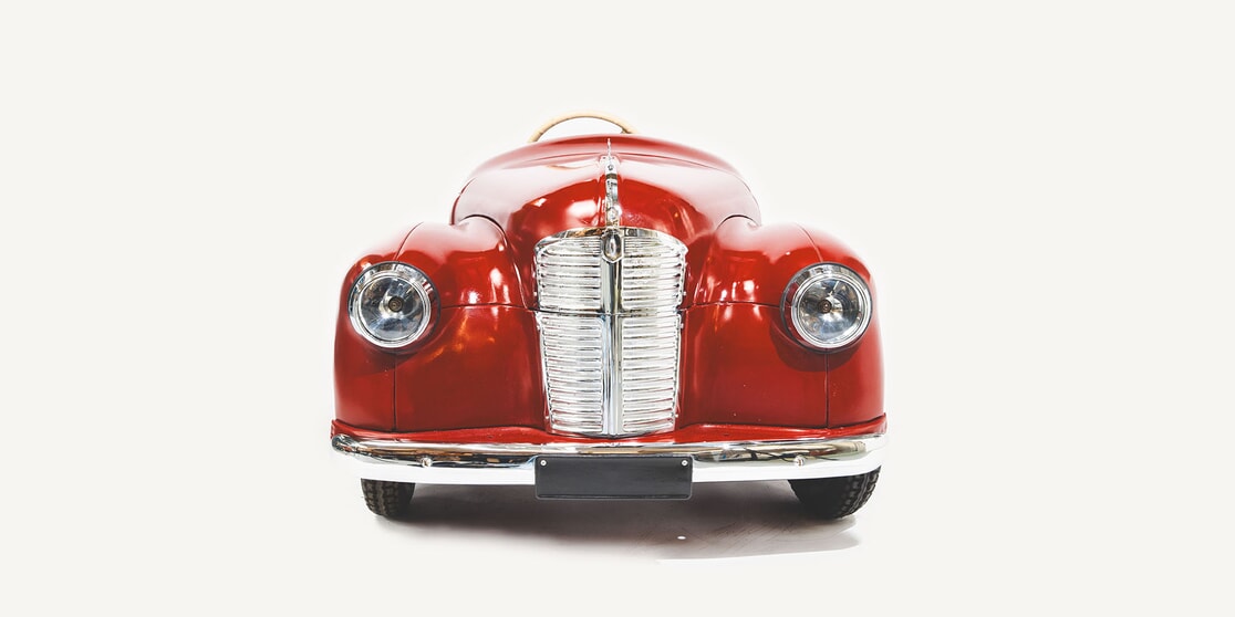 Burgundy J40 Pedal Car Burgundy J40 Pedal Car
