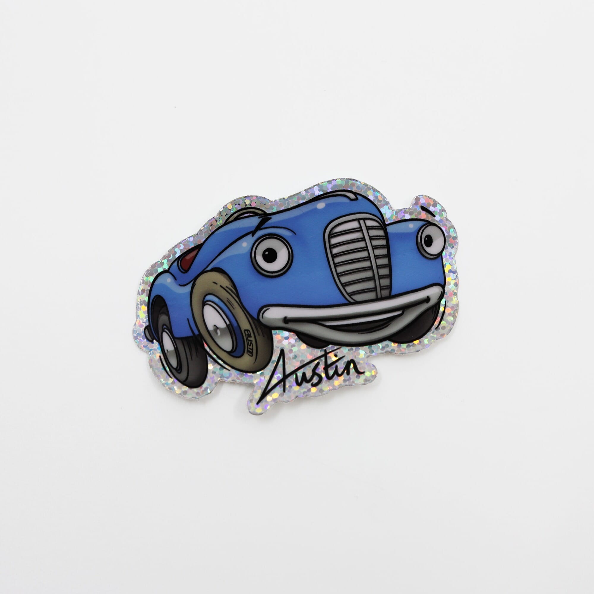 Austin glitter sticker