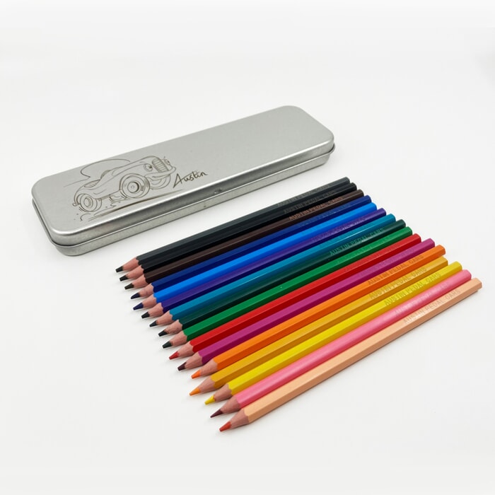 Austin colouring pencil set in tin Austin colouring pencil set in tin