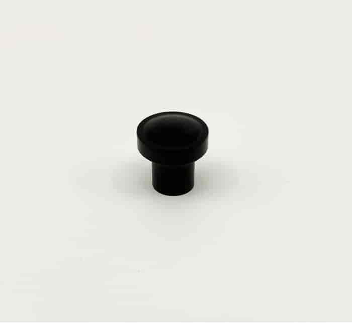 Large plain knob for pull switch - Black