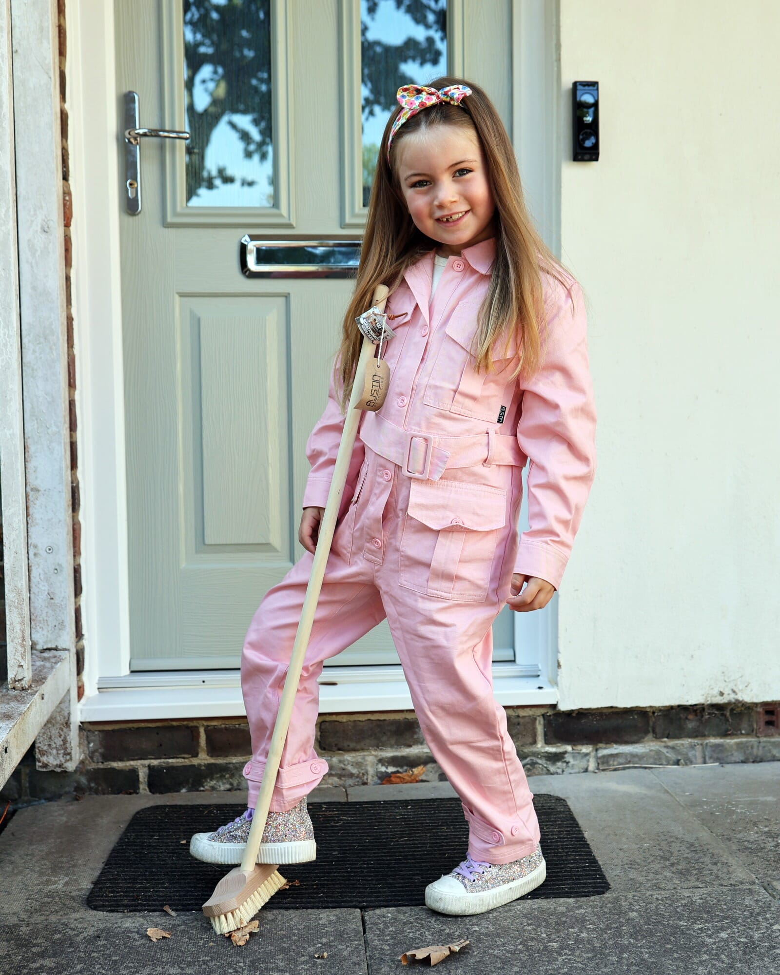 Kid's Austin Overalls - Pink