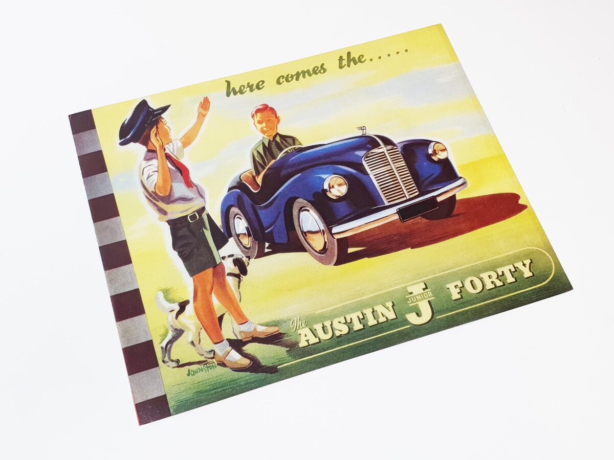 Original sales brochure re-print main product photo