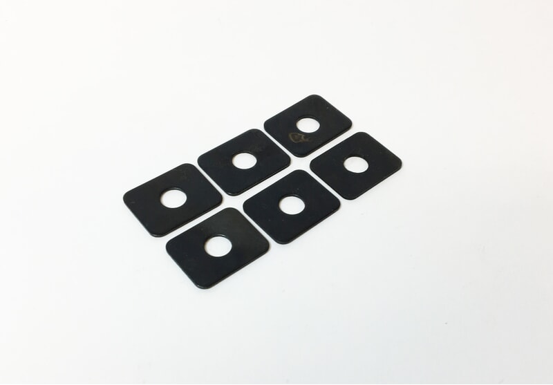 Set of rectangular washers for bumper bolts | Exterior | Austin Pedal Cars