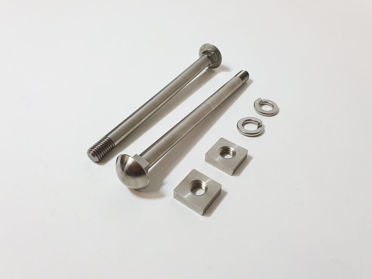 Nut and bolt set for pedal rubbers main product photo