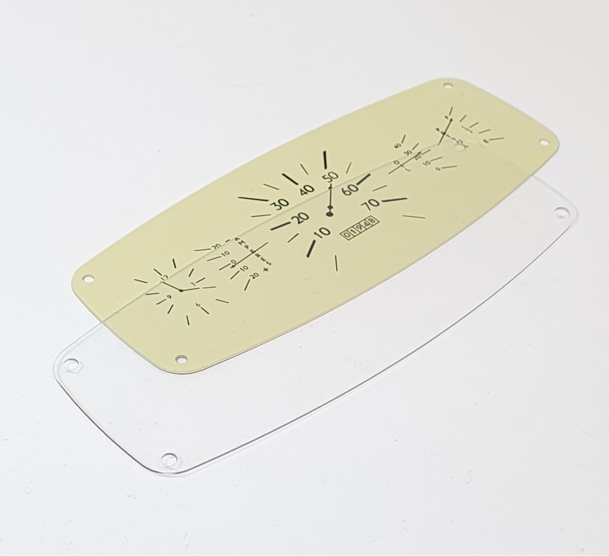 Clear sheet for clocks panel main product photo