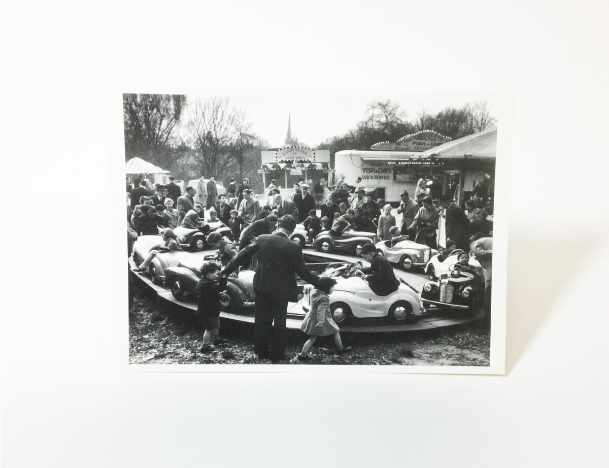 1954 J40 fairground ride note card main product photo