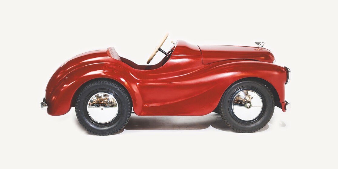 Burgundy J40 Pedal Car Burgundy J40 Pedal Car