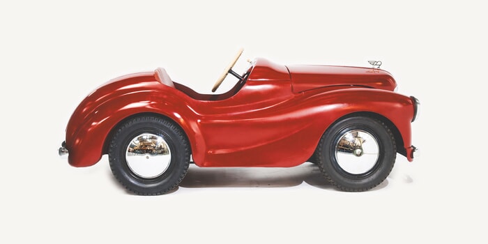 Burgundy J40 Pedal Car Burgundy J40 Pedal Car
