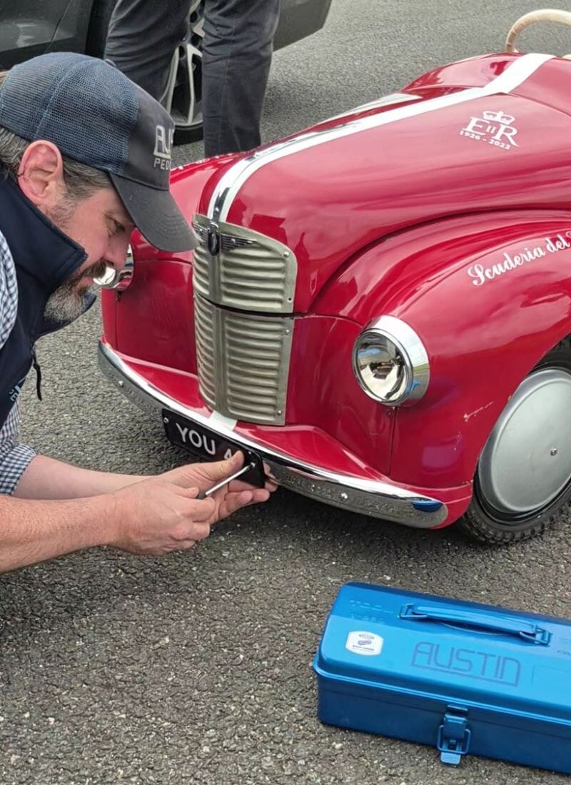 Austin Pedal Cars helps 8-year-old break the Goodwood Pedal Car Lap Record