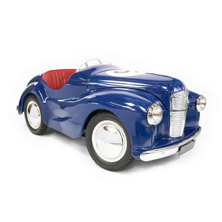 Front and right hand side view Blue J40