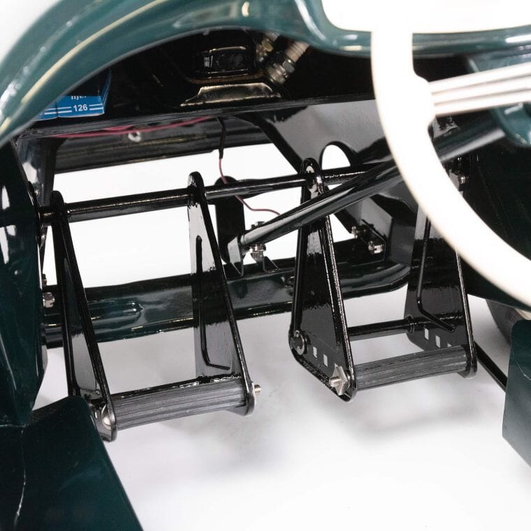 Pedals dark green J40 Pedals dark green J40