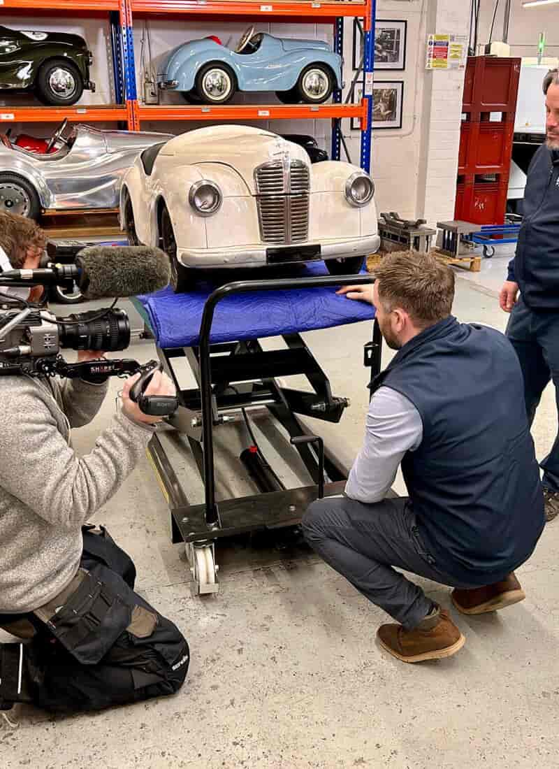 Austin Pedal Cars restores J40 for Bangers and Cash TV series