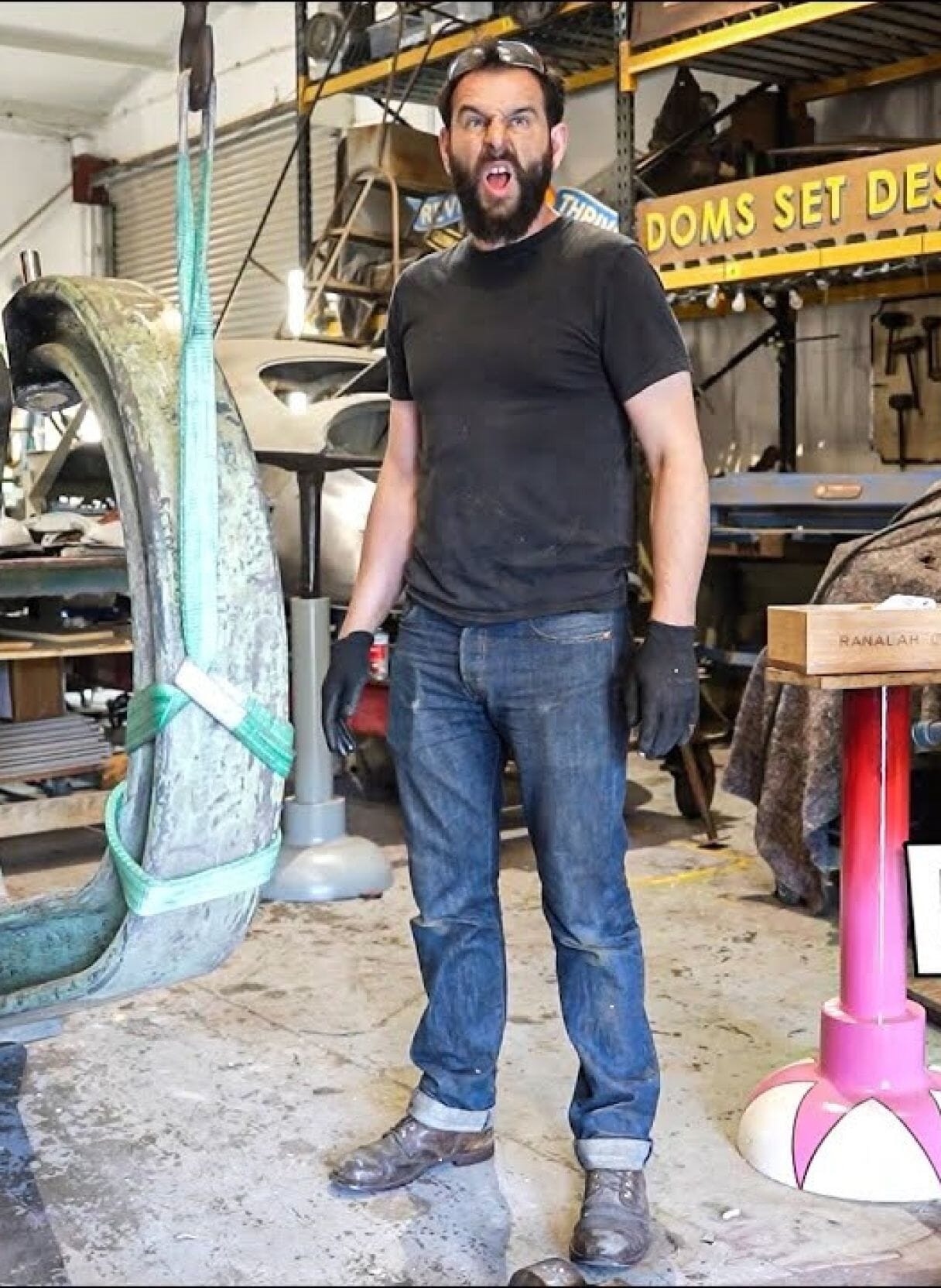 Dominic Chinea visits Austin Pedal Cars