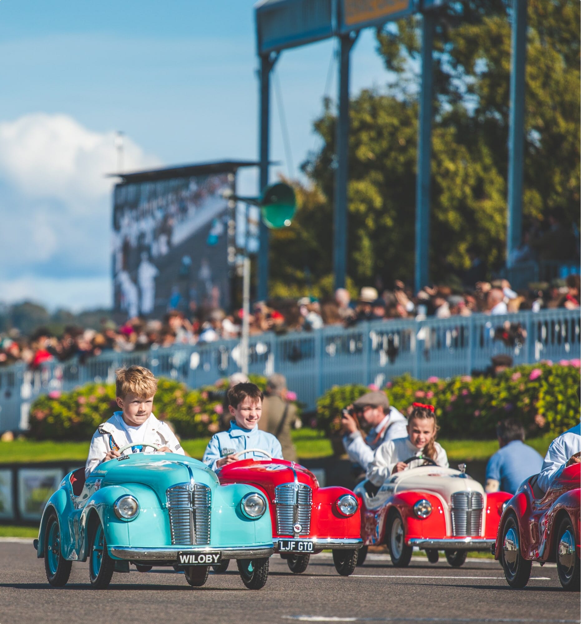 austin pedal car race